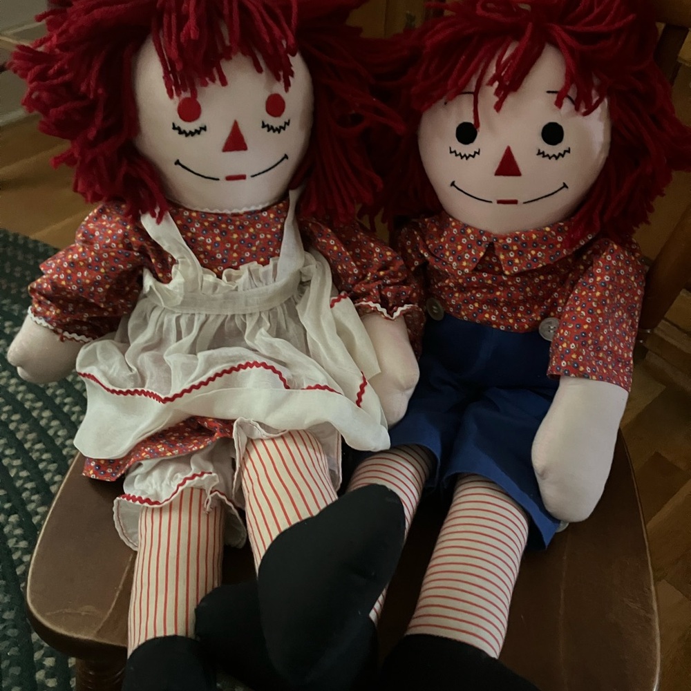 Raggedy ann and Andy set